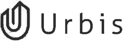 Urbis company logo with stylized 'U' inside a shield-like shape.