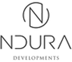 NDURA company logo featuring a stylized letter N inside a circle above the company name and the tagline 'quality countertops'.
