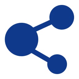 Icon of circles representing connections