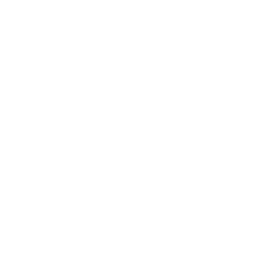 White line icon of a shield with a keyhole in the center surrounded by connected dots representing cybersecurity.