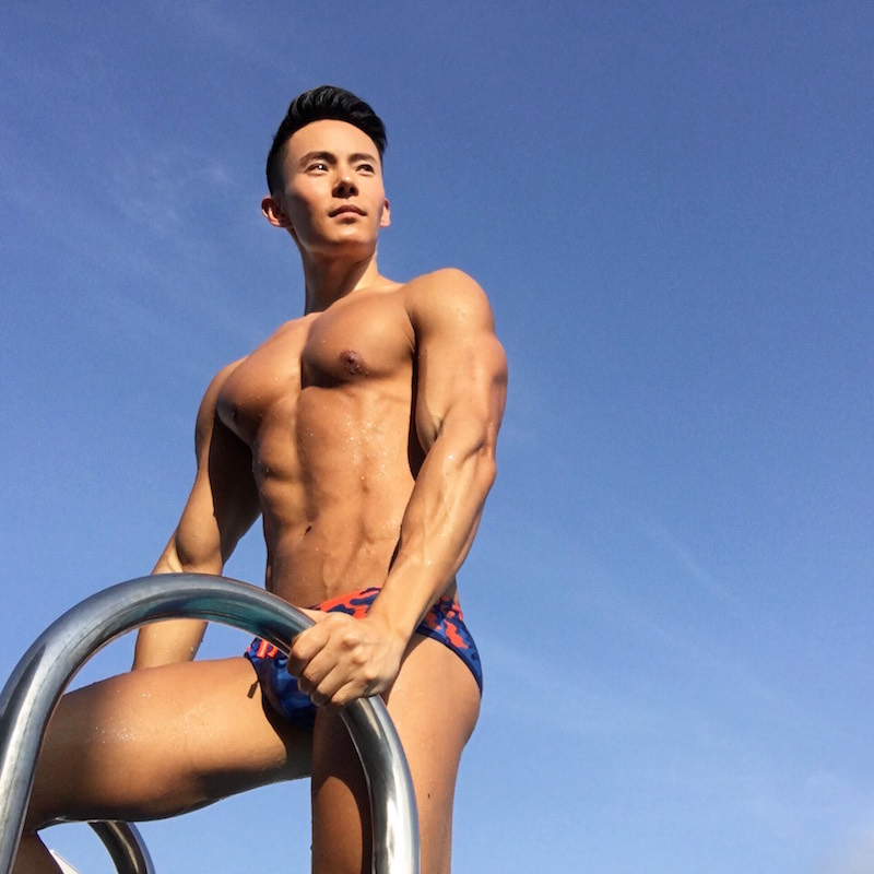 Charles-exiting-pool