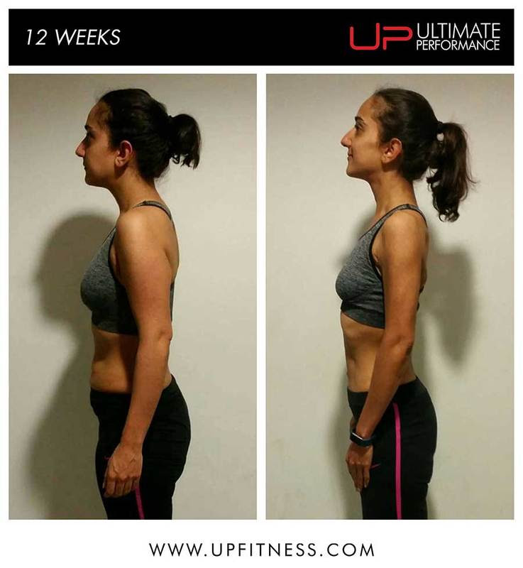 Sandi 12 week transformation - side