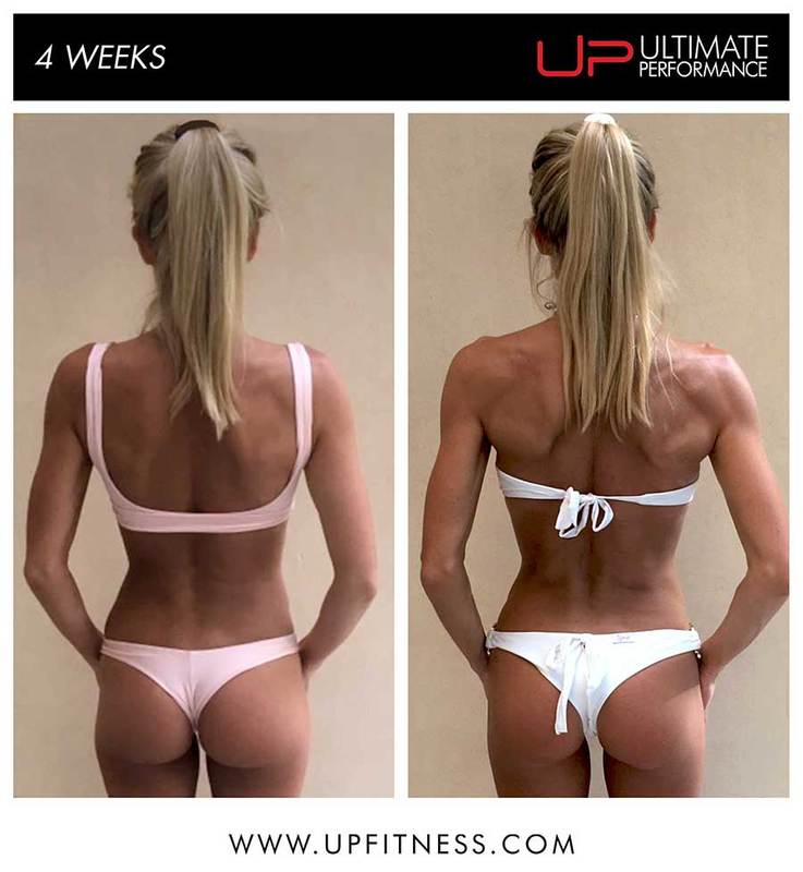 4 week transformation - Louise - back
