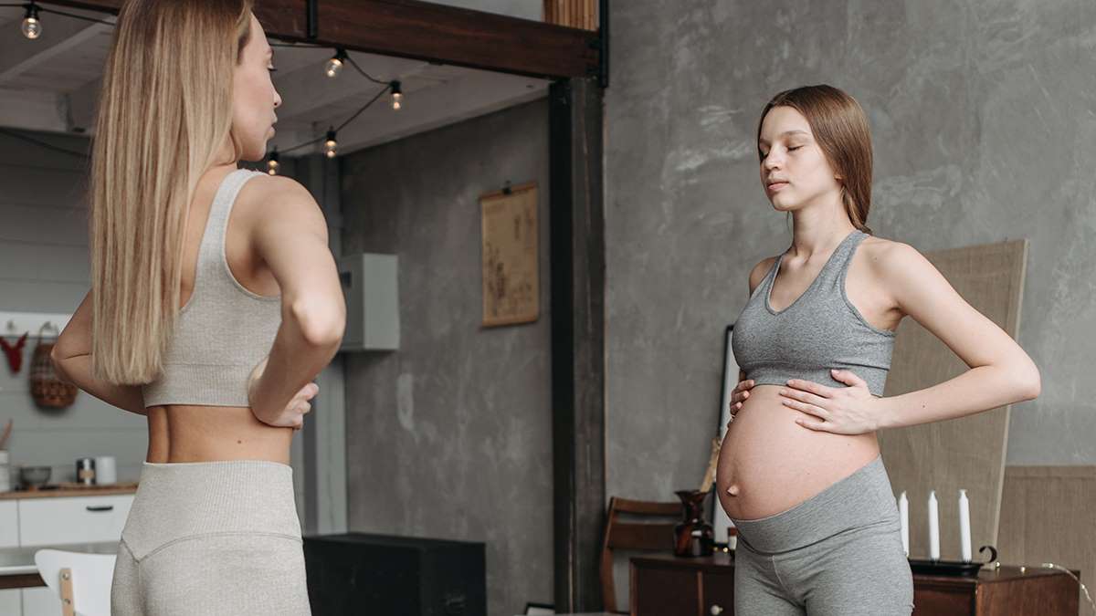 Post pregnancy exercise, diet and weight loss