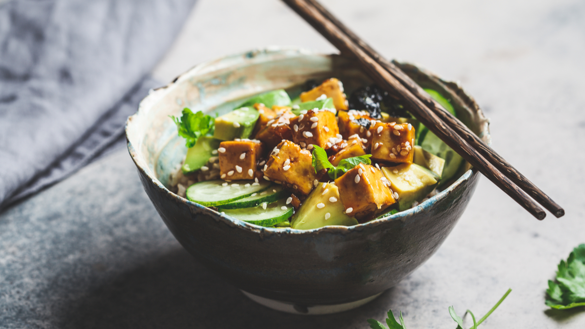 Tofu Satay Buddha Bowl Recipe