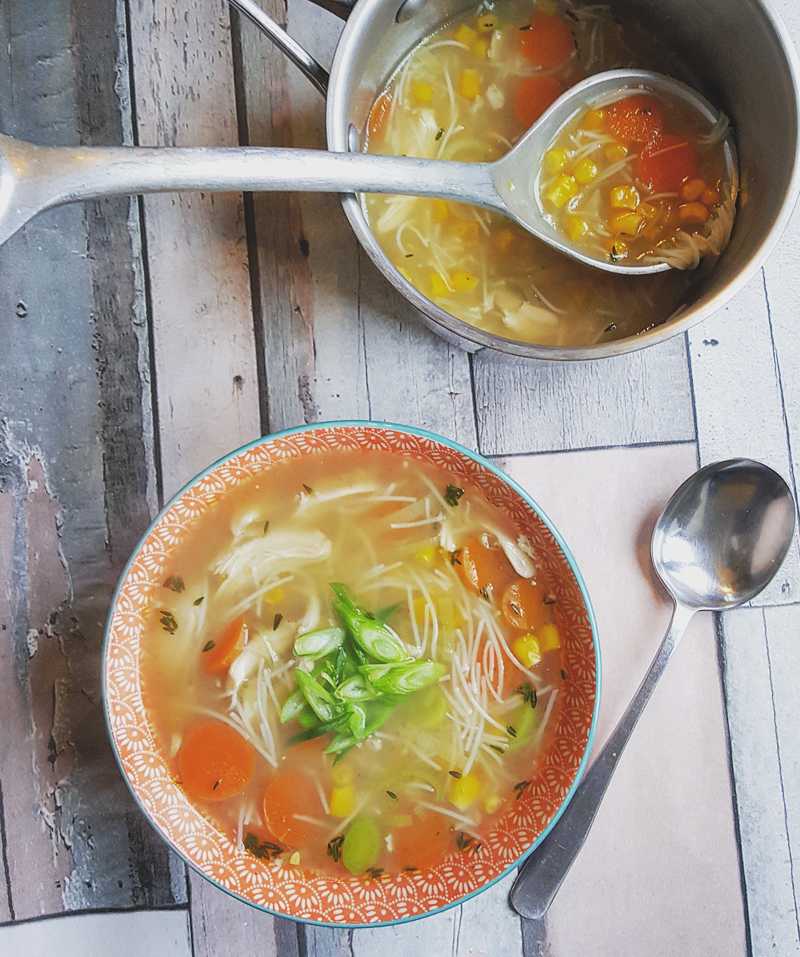 10-Minute Chicken Noodle Soup Recipe