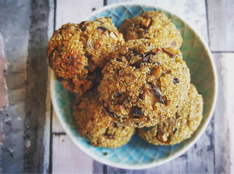 High-Protein Quinoa & Mushroom Stuffing Recipe
