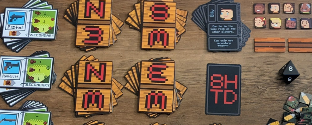 8 Hours Till Dawn Board game pieces