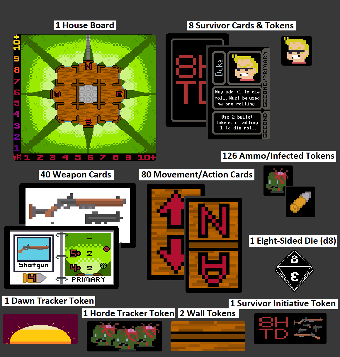 Digital version of 8 Hours Till Dawn Being Played