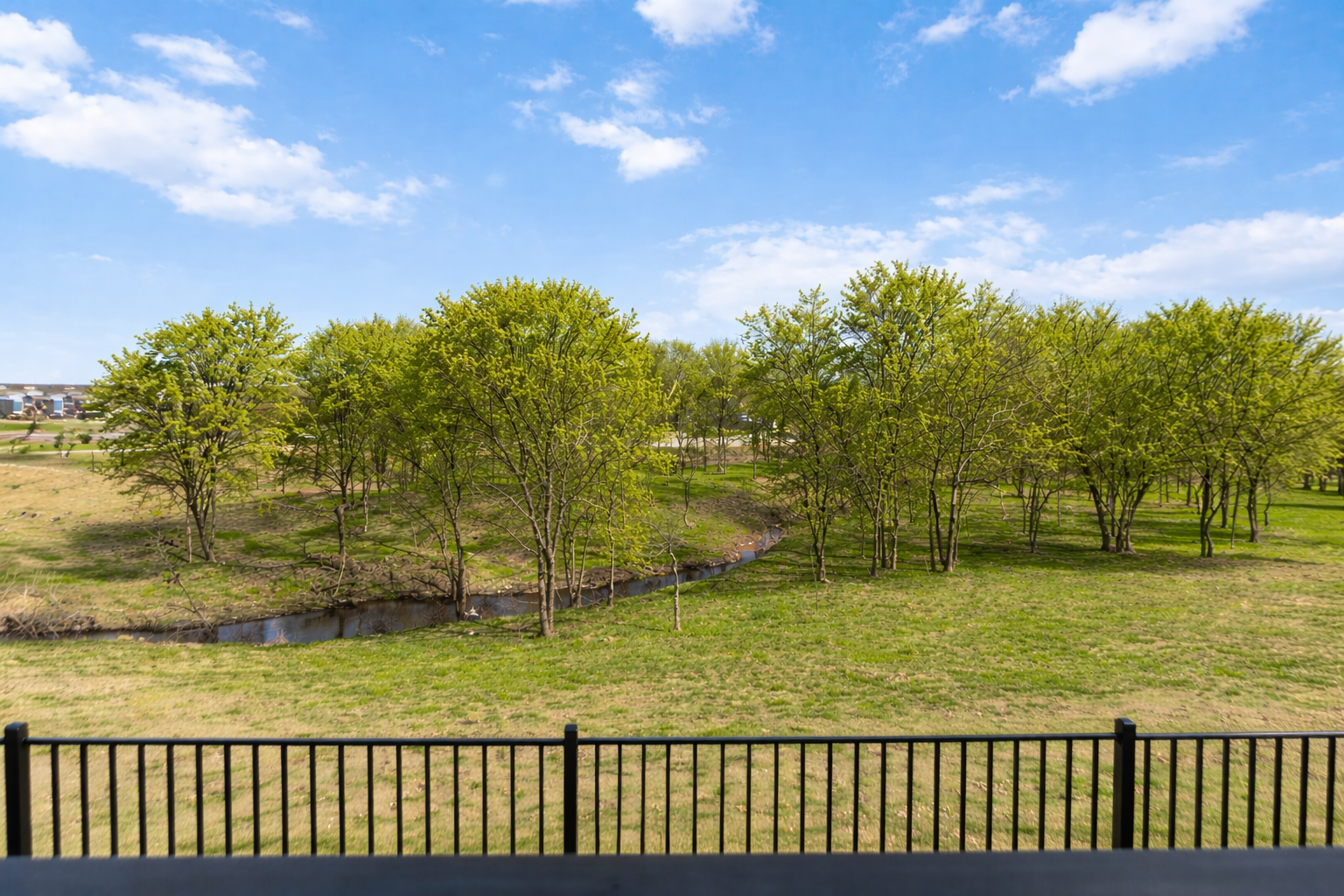 Acres of greenspace and scenic creek running through the community.