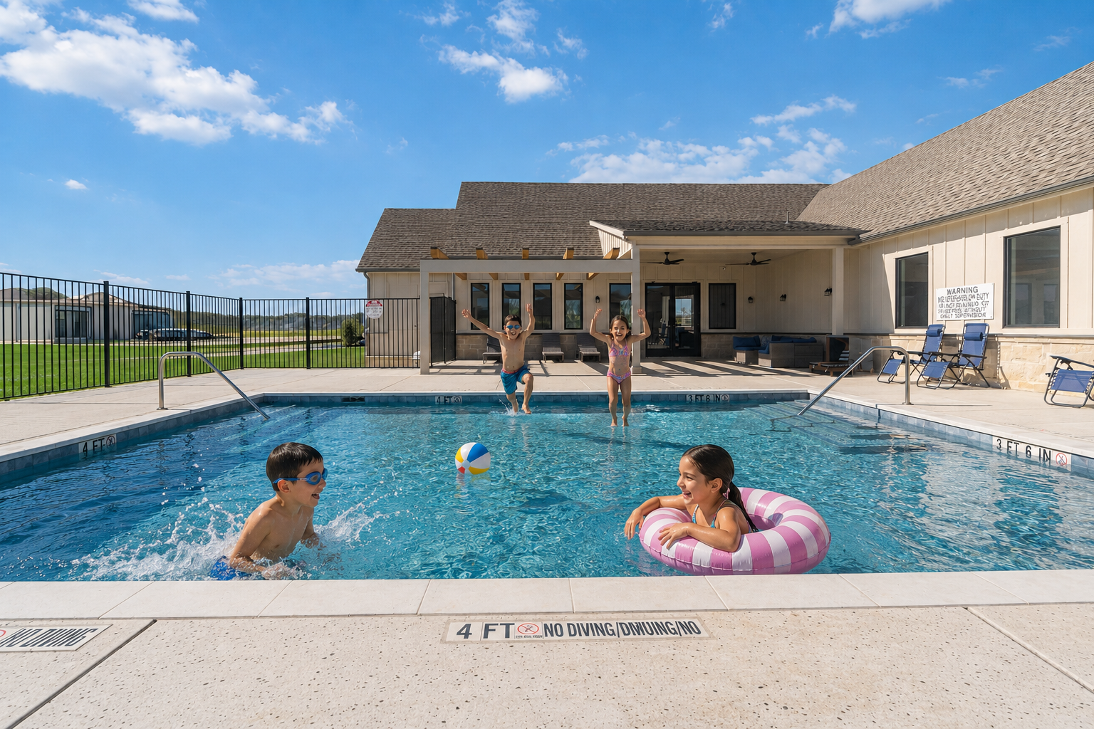 Family-friendly pool and amenity center.