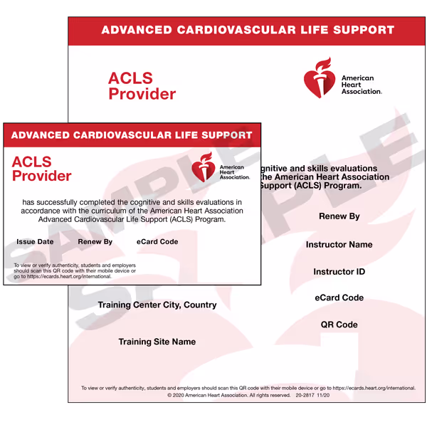 ACLS Certification & ACLS Renewal