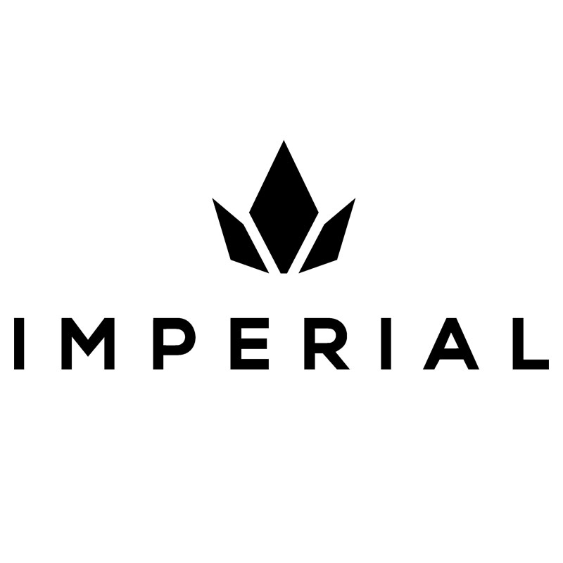 Imperial THCa flower logo on a white background