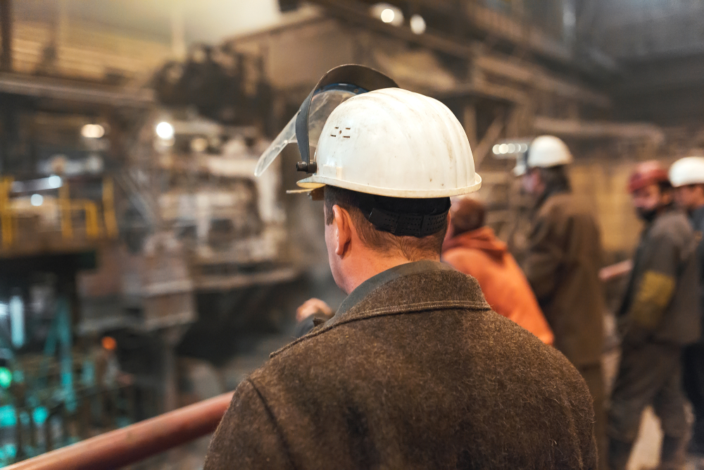 Close-up of an industrial worker welding — frontline expertise leaders rarely see from dashboards