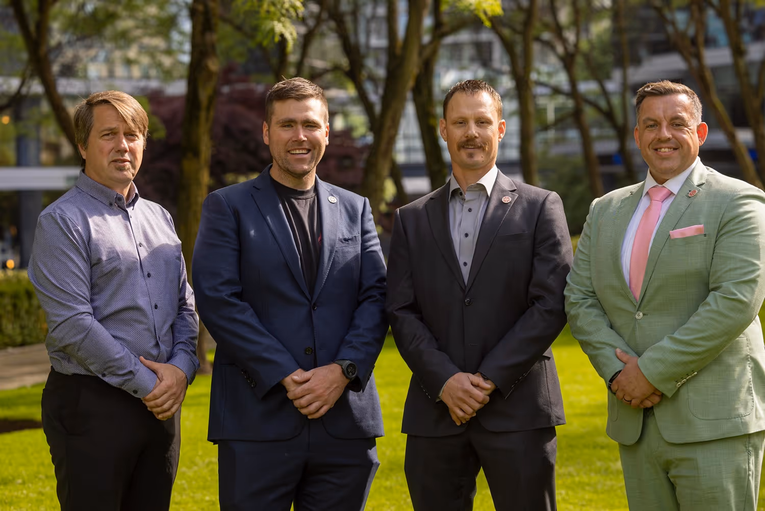 The Campbell River Professional Fire Fighters Union executive board