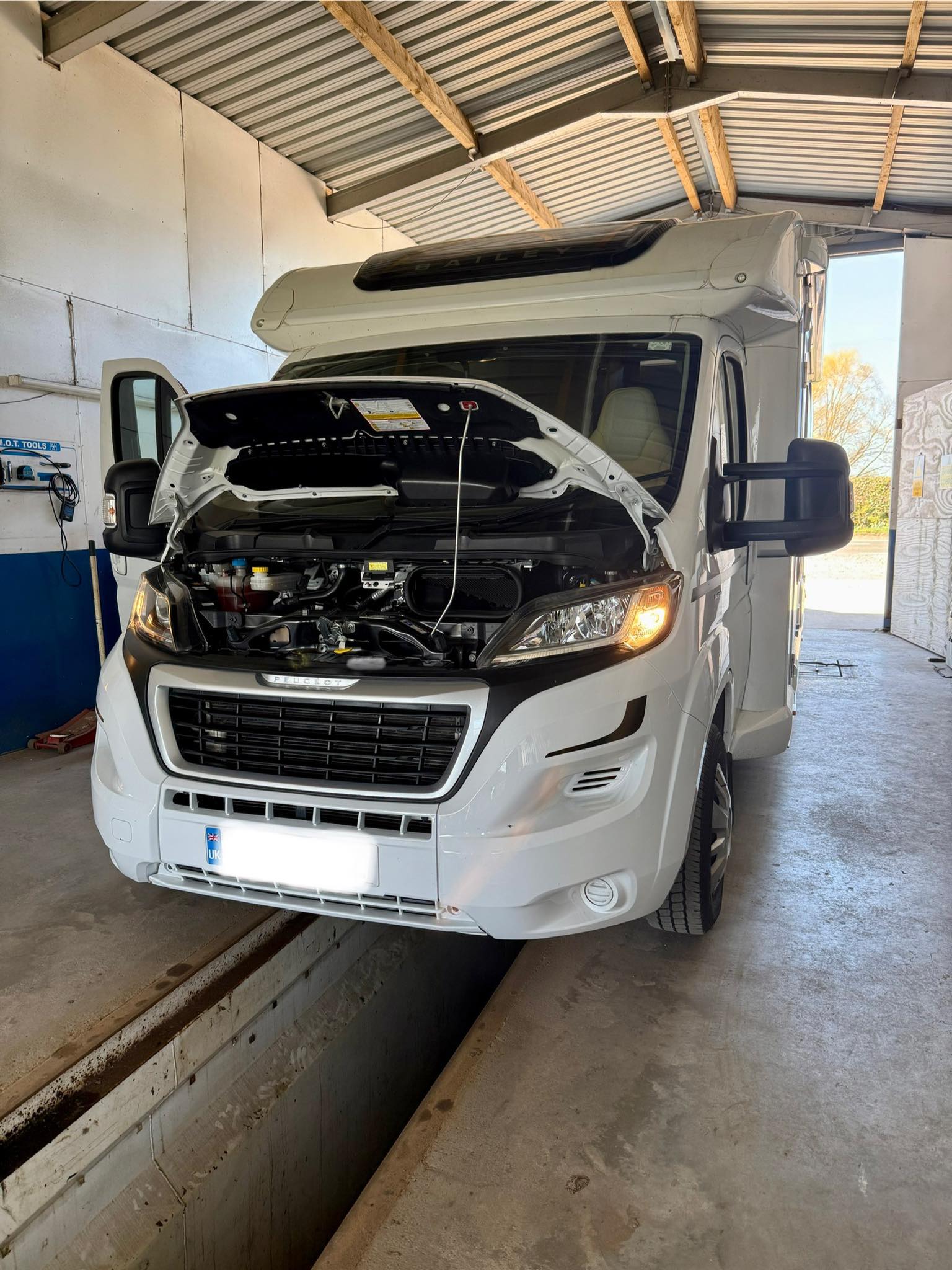 image of auto shop interior