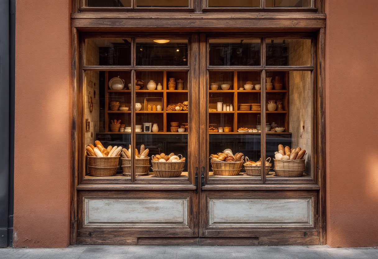 image of a bakery storefront