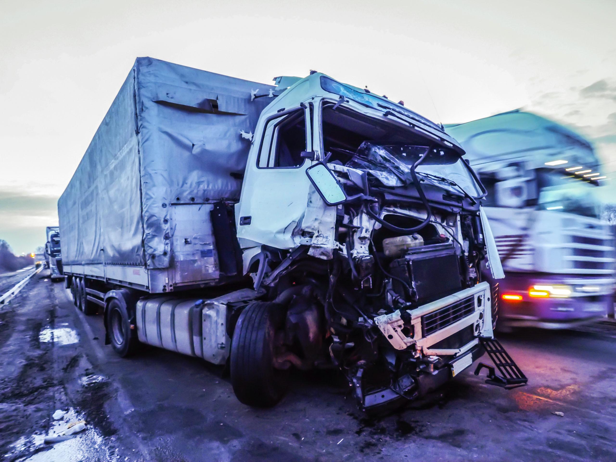 Truck after accident - what is the average truck accident lawsuit settlement amount?