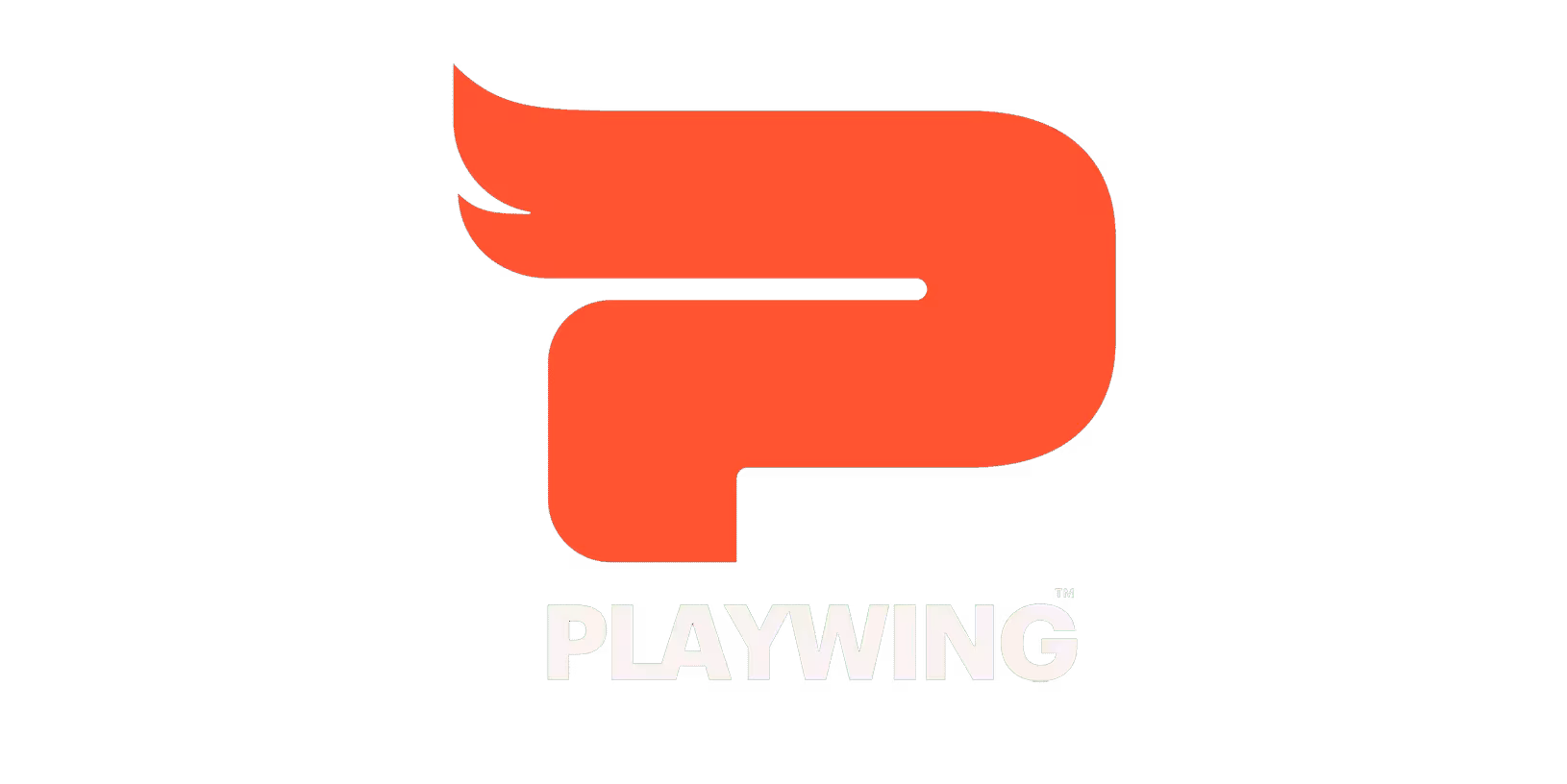 Red stylized letter P logo with the text PLAYWING underneath.