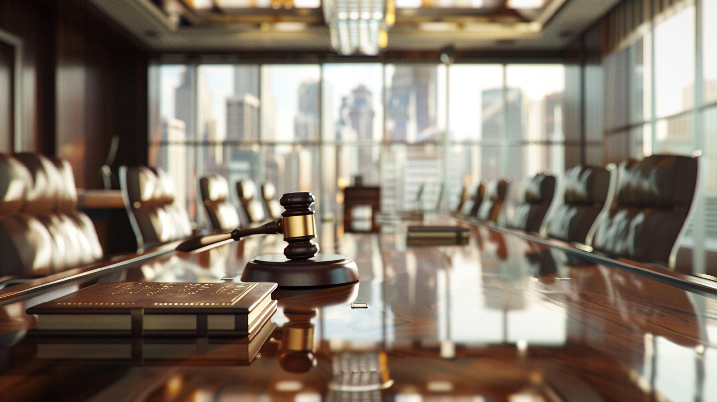 AI voice agent answering a call for a law firm