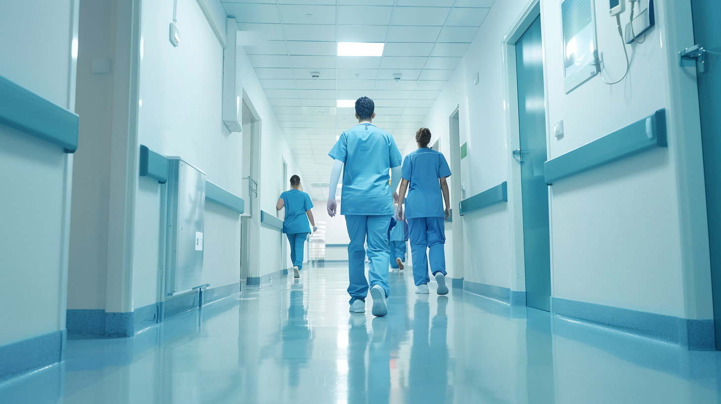 AI voice agent answering a call for a healthcare practice