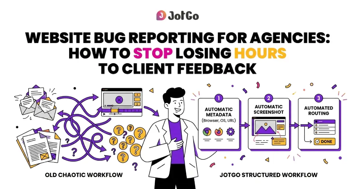 Website Bug Reporting for Agencies: How to Stop Losing Hours to Client Feedback