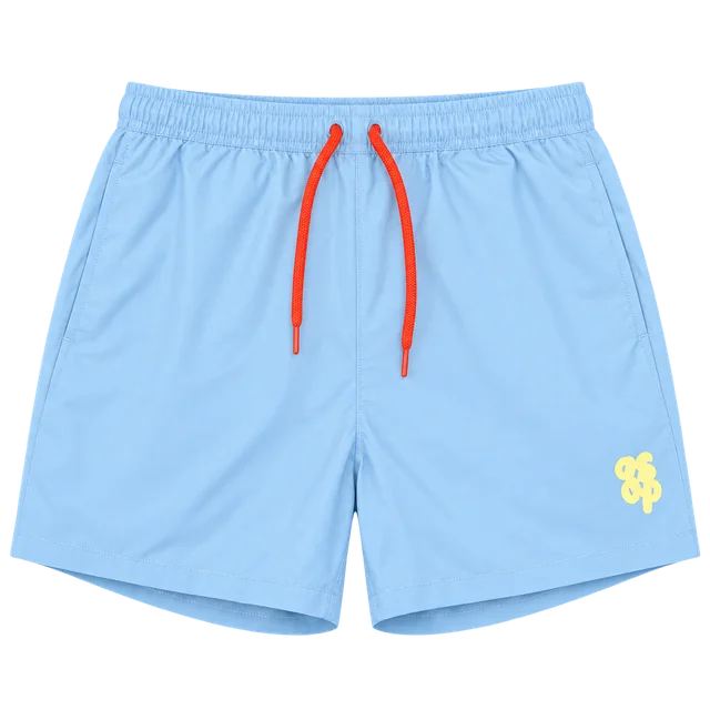 Blue Trunks, front