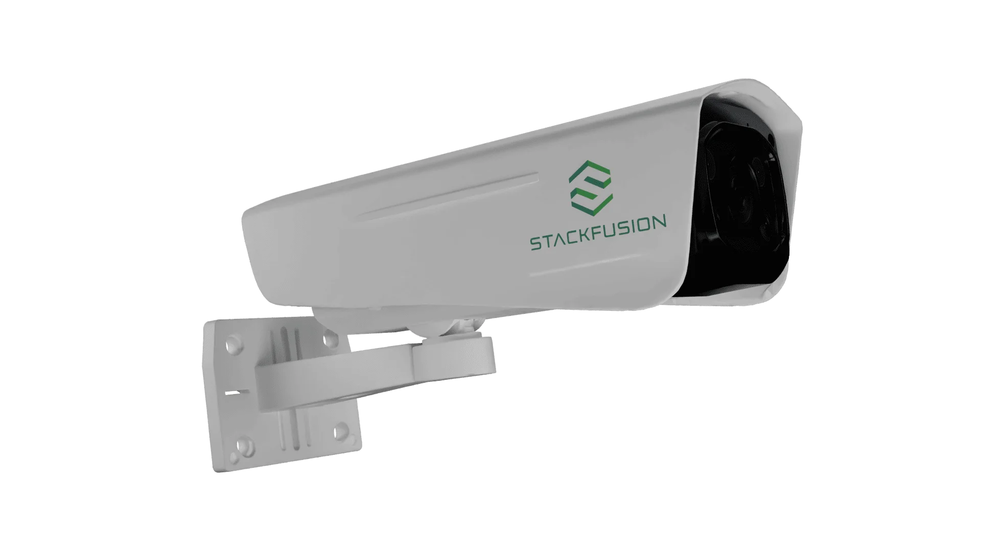 StackFusion ANPR AI camera, the real hardware installed at ParkZap gates