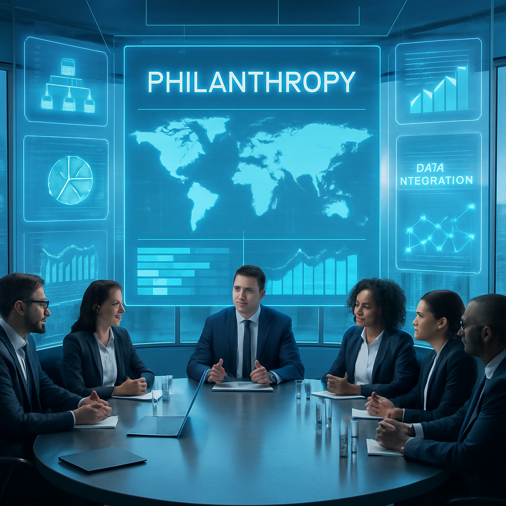 Illustration for: Transformative Reporting: AI-Powered Philanthropy