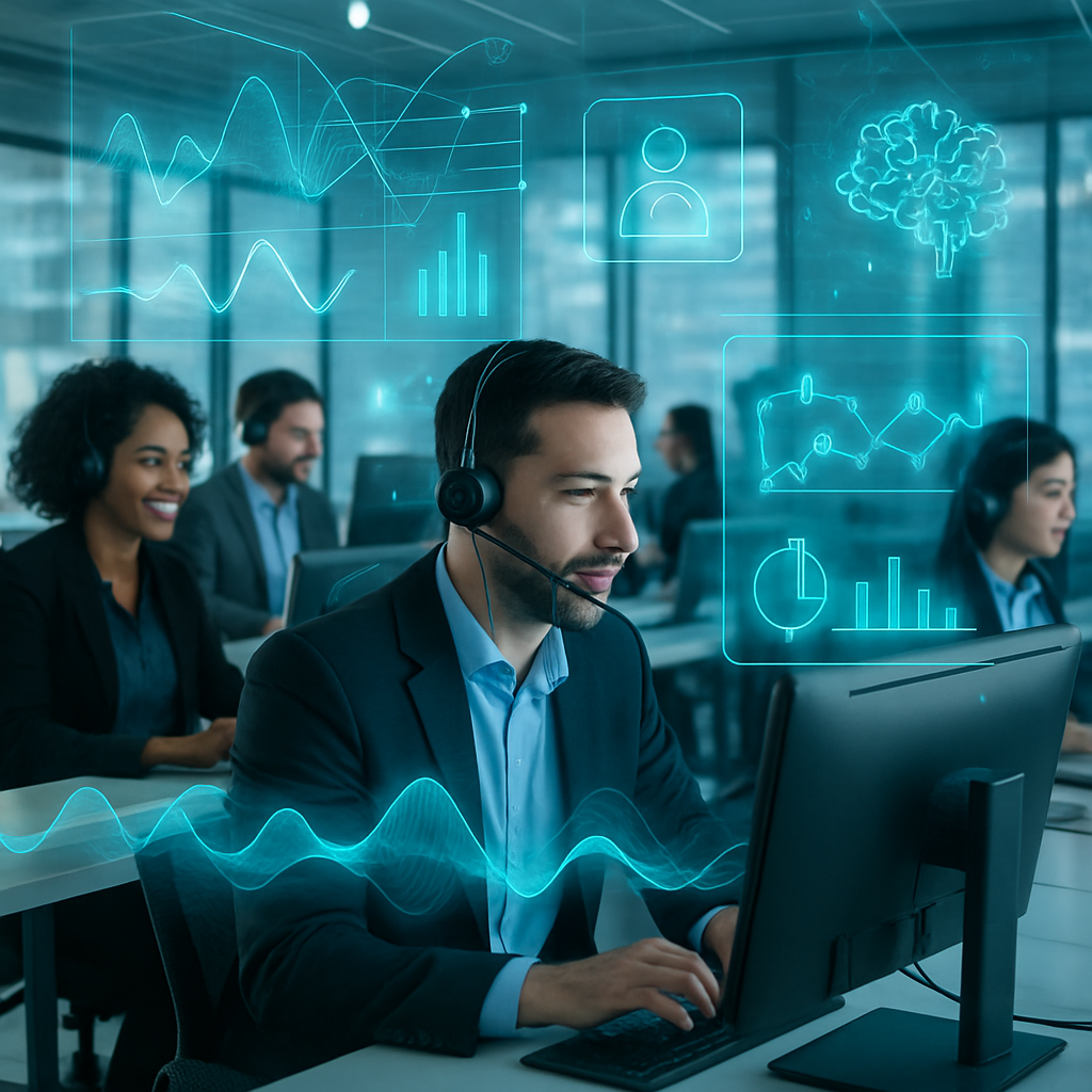 Illustration for: Voice to Value: Transforming Customer Service with GenAI