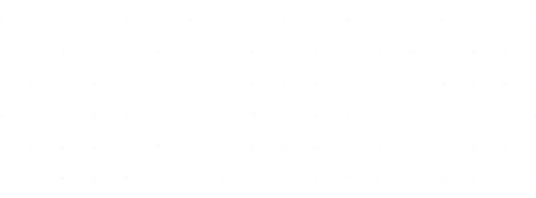 Pattern of evenly spaced small white dots on a black background arranged in a grid.