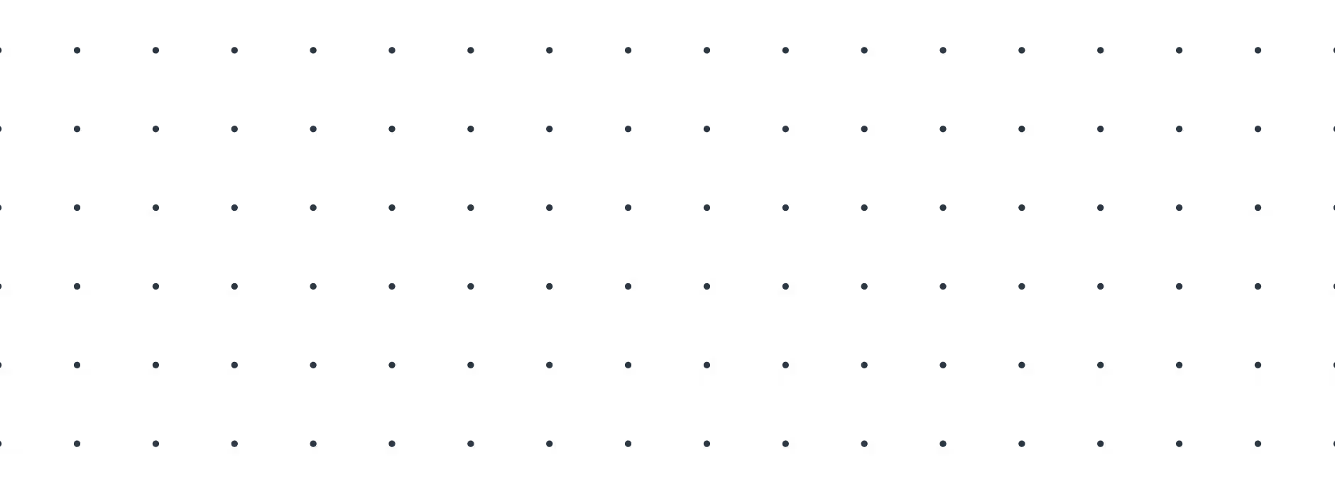 Black background with a pattern of evenly spaced small dark gray dots arranged in a grid.