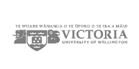 Victoria University logo.