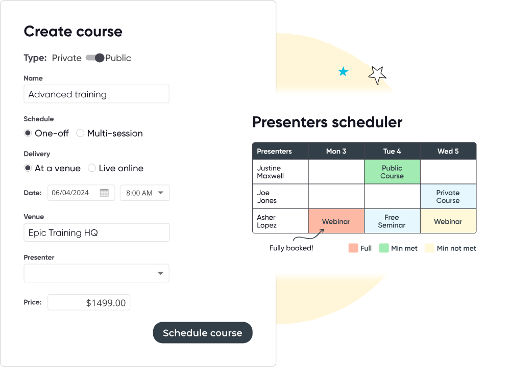 Image of Arlo course creation workflow