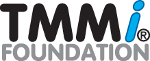 TMMi Foundation logo with stylized letters and a blue dot above the letter i.