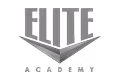 Elite Academy logo with stylized letters forming a 3D design.