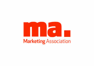 Logo with red lowercase letters 'ma.' above the words 'Marketing Association'.