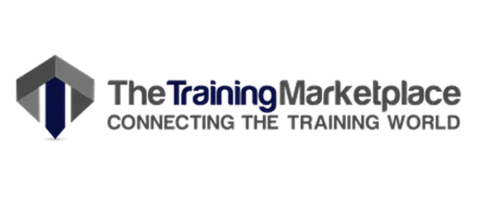 Logo of The Training Marketplace with tagline Connecting the Training World.