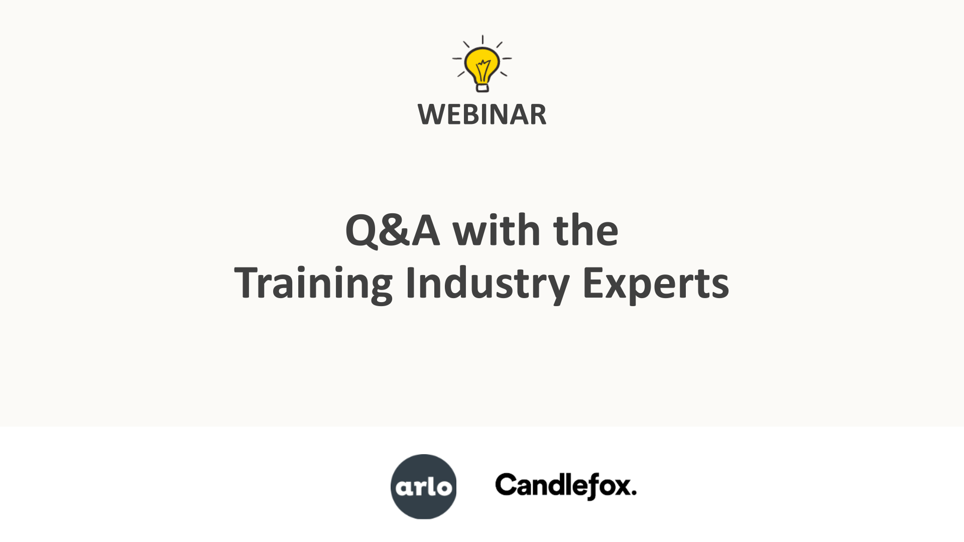 Q&A with the training industry experts