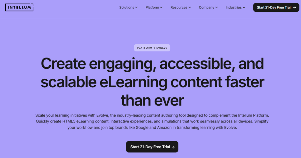 Intellum homepage