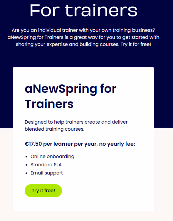 ANewSpring pricing
