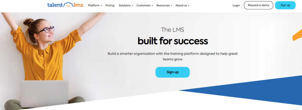 TalentLMS homepage 