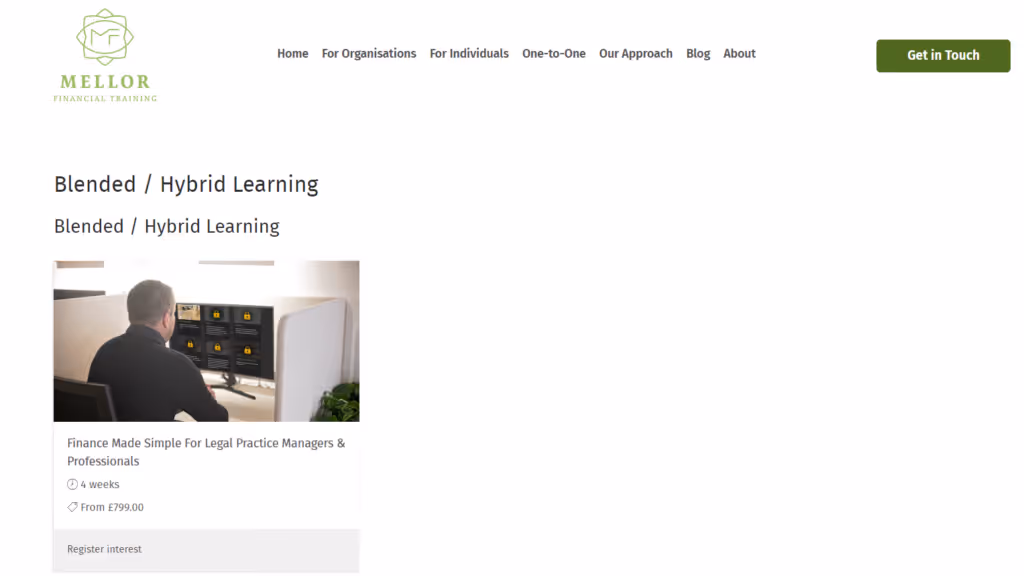 There are many different training delivery methods available - blended learning combines the best parts of in-person and eLearning.