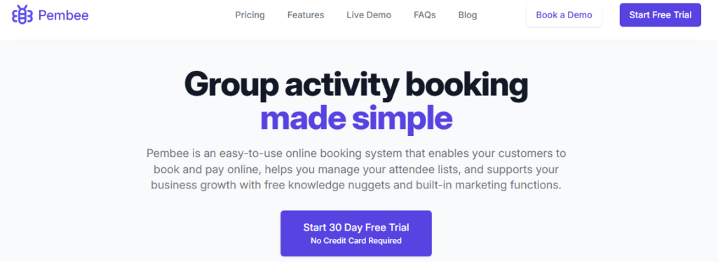 Pembee homepage
