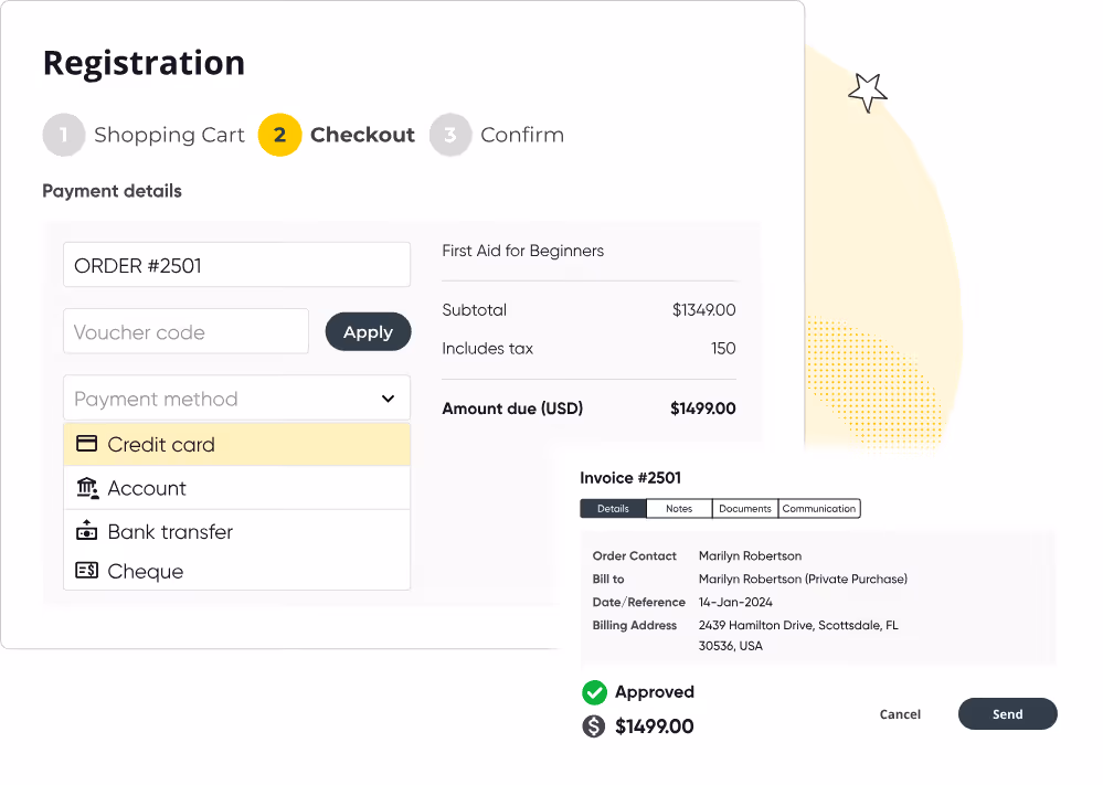 Arlo's registration process