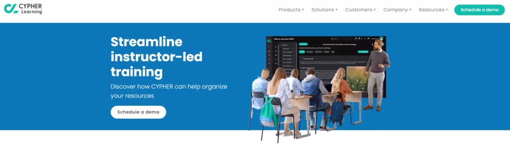 Cypher Learning homepage