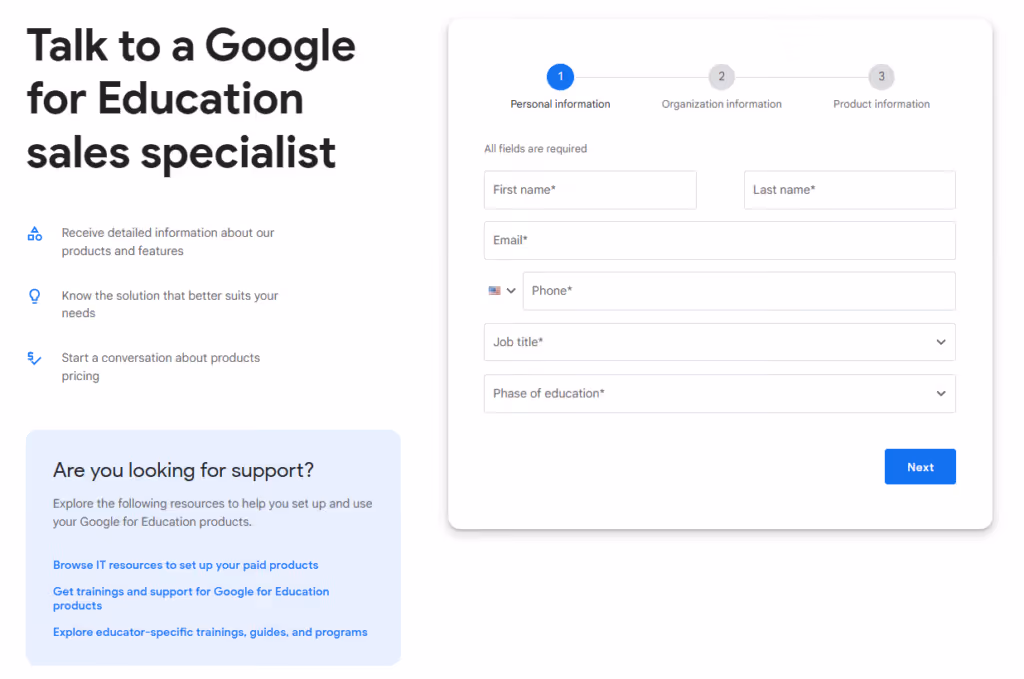 Google classroom pricing