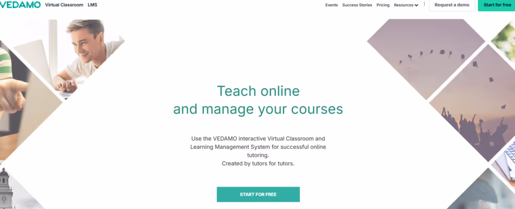 Vedamo homepage
