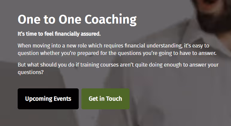 One on one coaching example from Mellor Financial