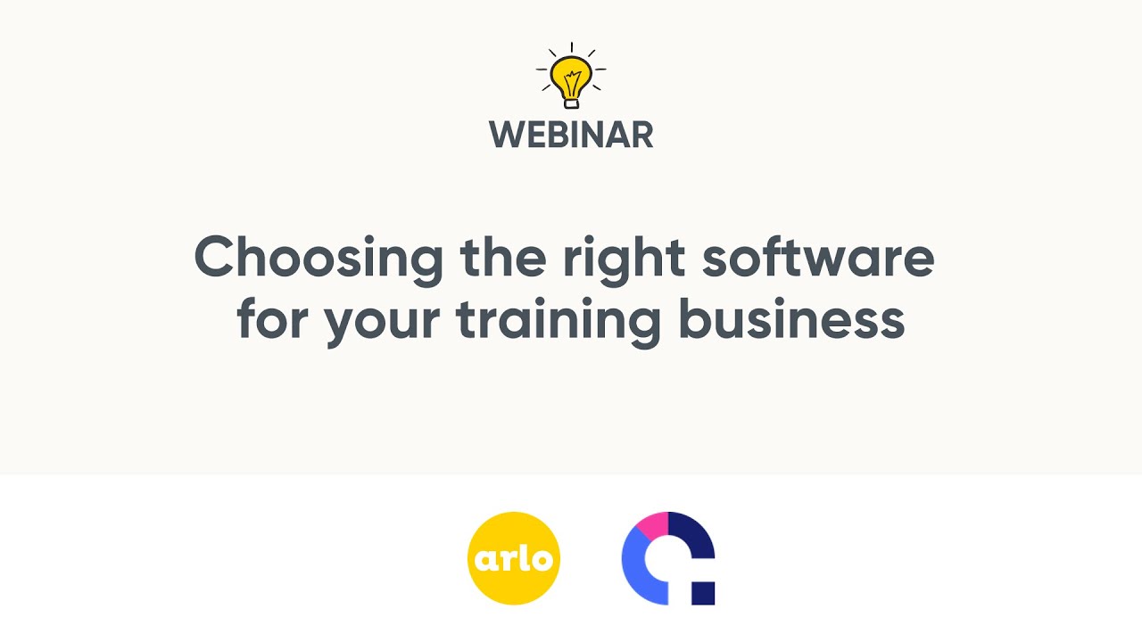 Choosing the right software for your training business